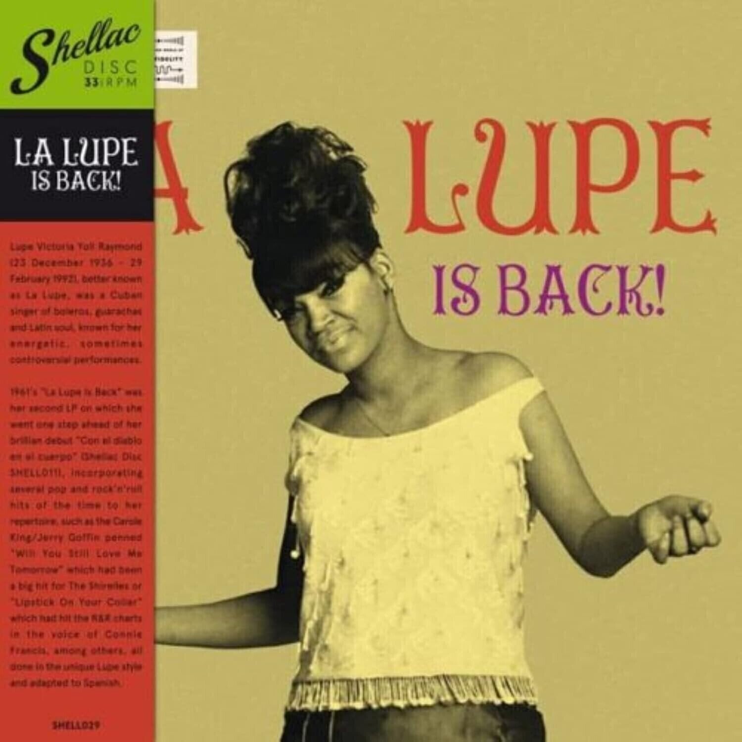 Disco de vinil La Lupe - Is Back! (Reissue) (LP)