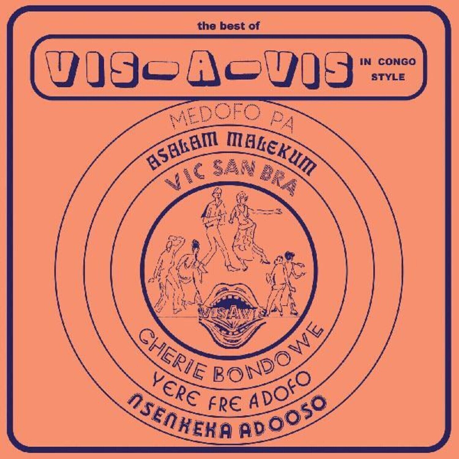 Δίσκος LP Vis A Vis - The Best Of Vis-A-Vis In Congo Style (Reissue) (LP)