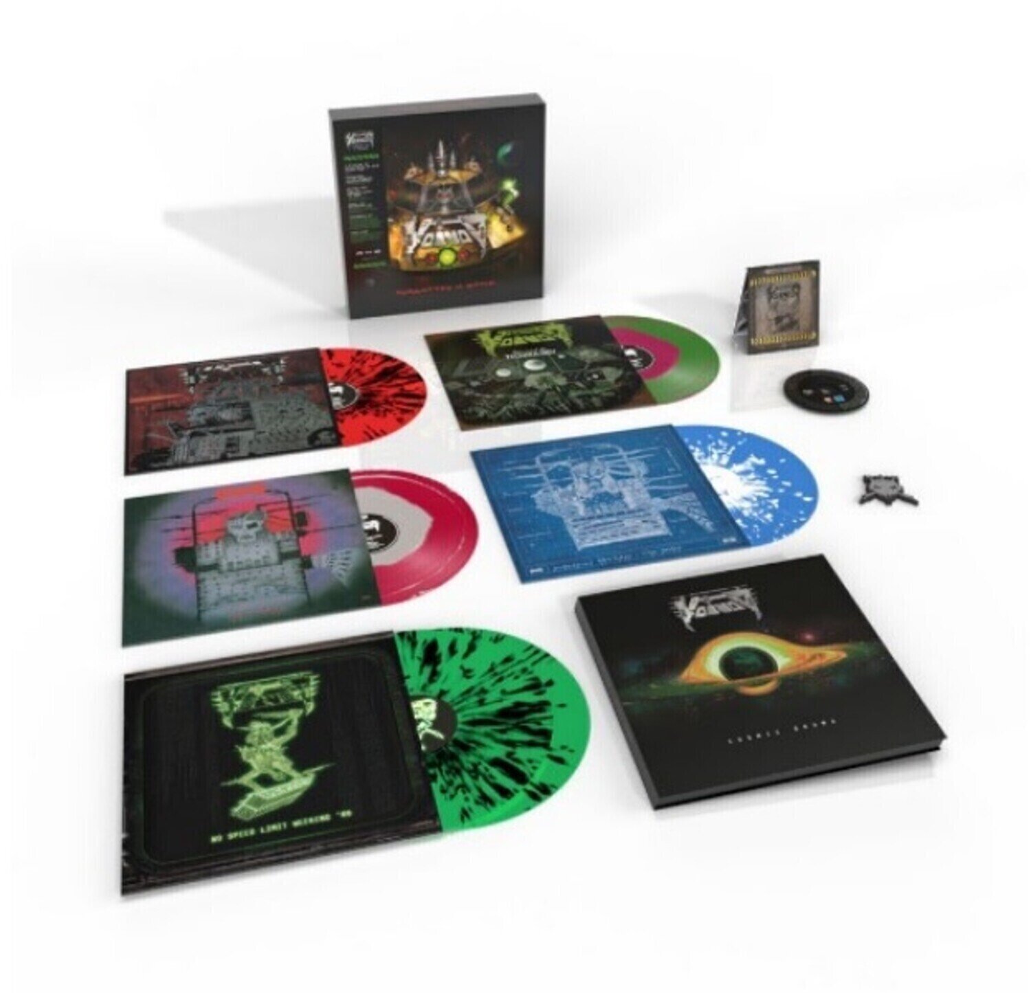 LP ploča Voïvod - Forgotten In Space (Box Set) (Reissue) (Coloured) (6 LP + DVD + Memory Stick)