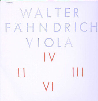 Vinyl Record Walter Fähndrich - Viola (LP) - 1