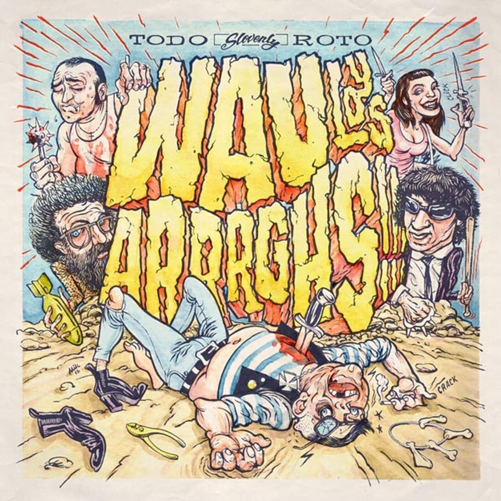 Vinyl Record Wau Y Los Arrrghs!!! - Todo Roto (LP)