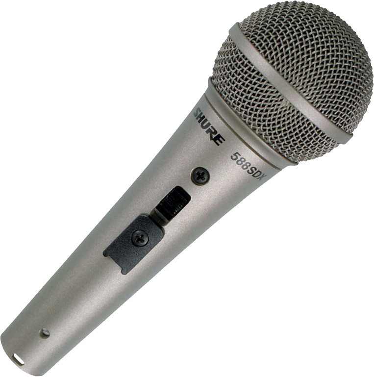 Microfone dinâmico para voz Shure 588 SDX