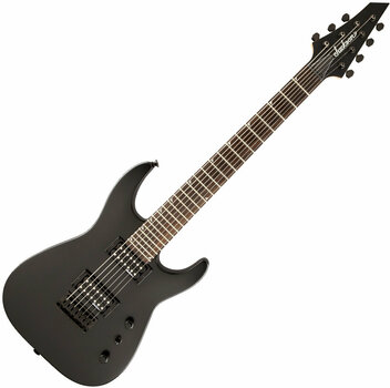 7-string Electric Guitar Jackson JS22-7 Dinky Satin Black - 1
