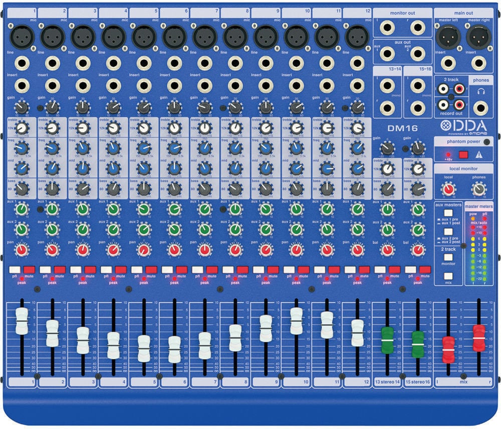 Table de mixage analogique Midas DM16