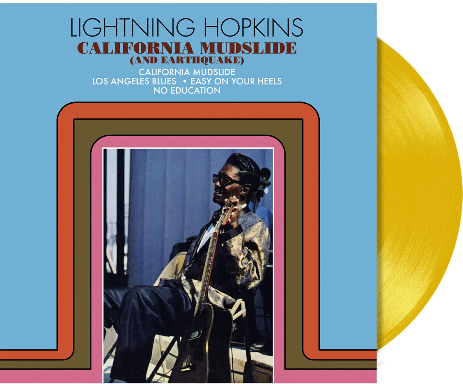 LP ploča Lightnin' Hopkins - California Mudslide (And Earthquake) (Reissue) (Yellow Transparent Coloured) (LP)