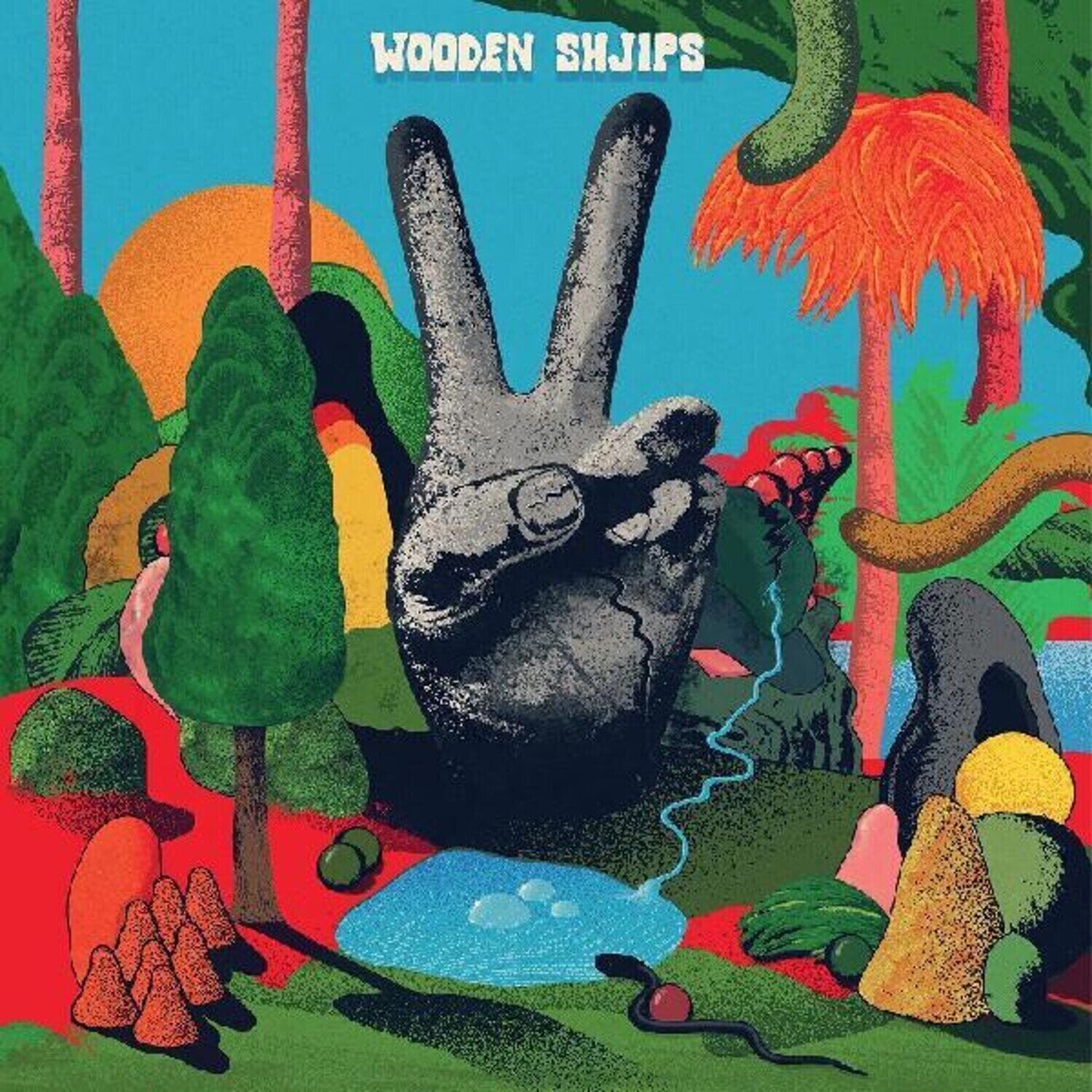 LP Wooden Shjips - V. (Limited Edition) (Red Opaque Coloured) (LP)