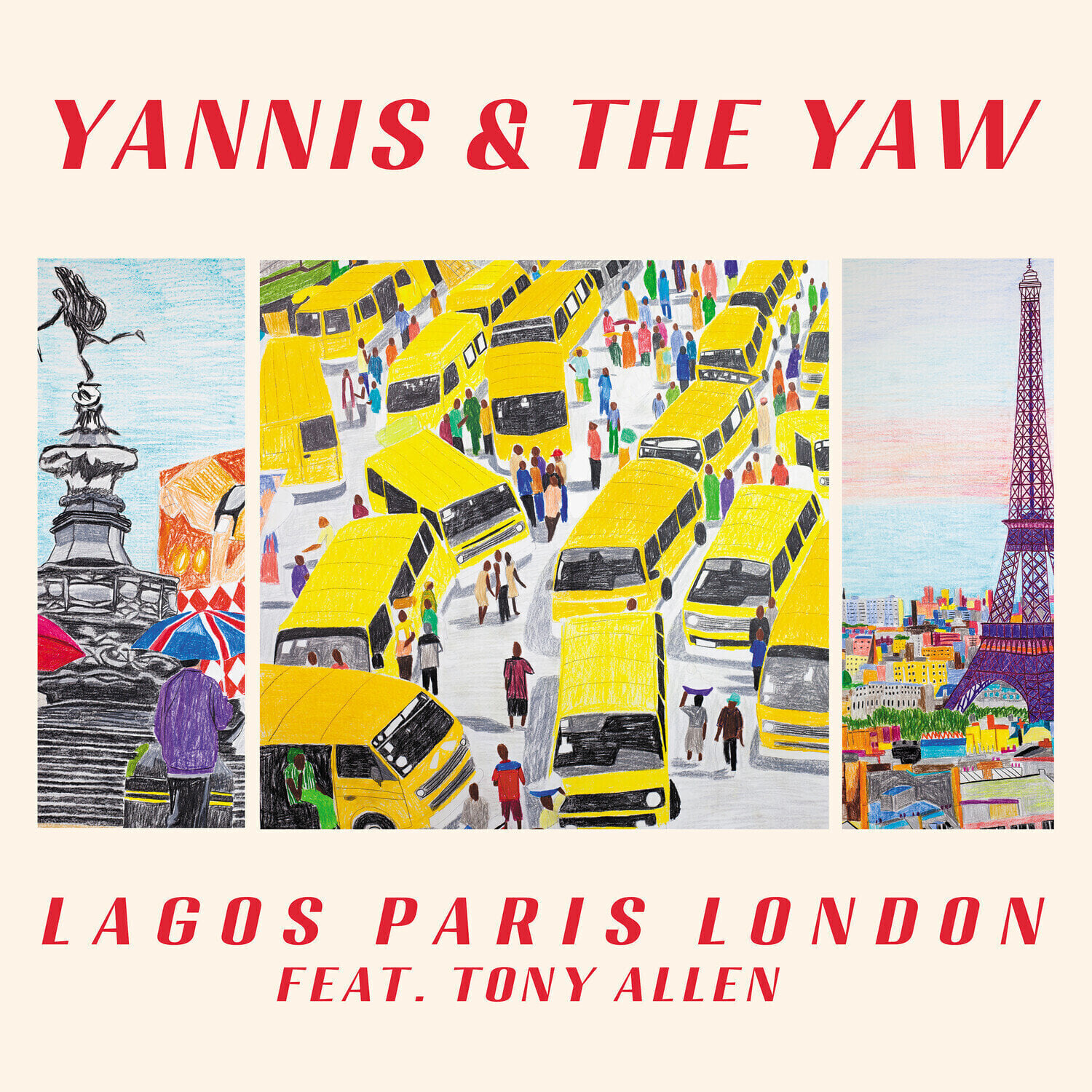 LP ploča Yannis & The Yaw & Tony Allen - Lagos Paris London (Limited Edition) (EP)