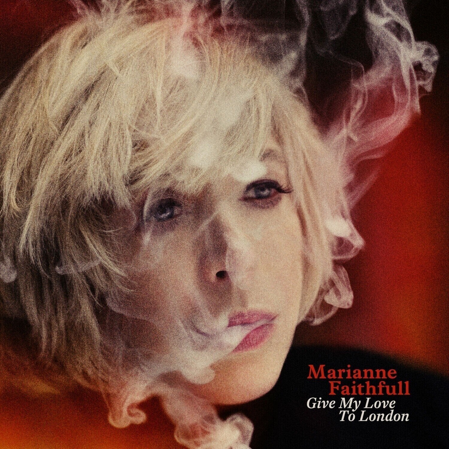 Disc de vinil Marianne Faithfull - Give My Love To London (Limited Edition) (Red Coloured) (LP)