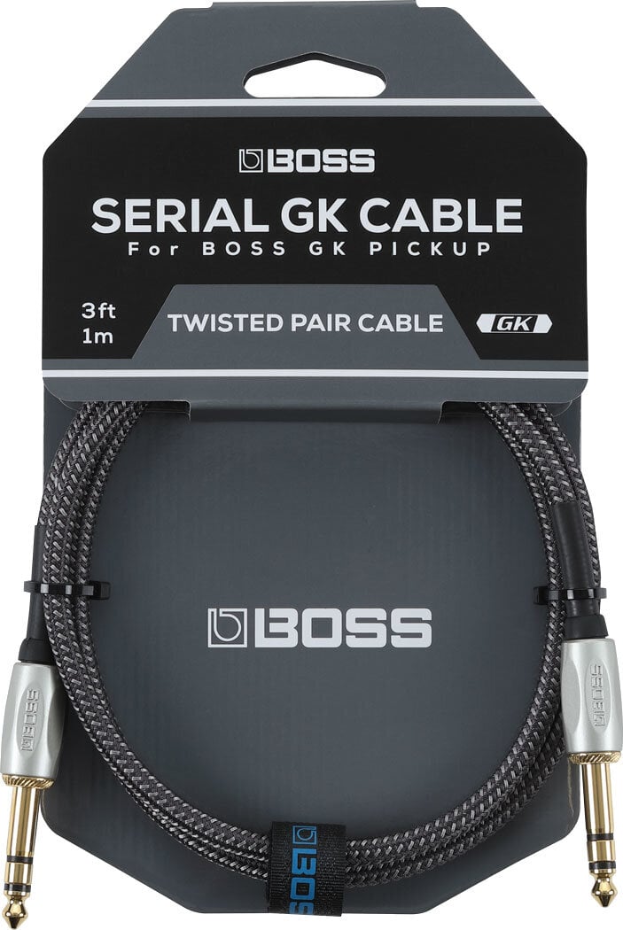 Instrumentenkabel Boss BGK-3 1 m Gerade Klinke - Gerade Klinke Instrumentenkabel