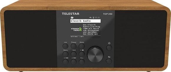 Digitalradio DAB+ TELESTAR TOP250 Wood Digitalradio DAB+ - 1
