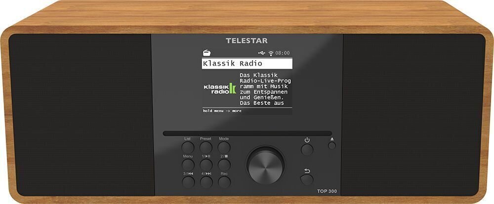 Digitalradio DAB+ TELESTAR TOP300 Wood Digitalradio DAB+