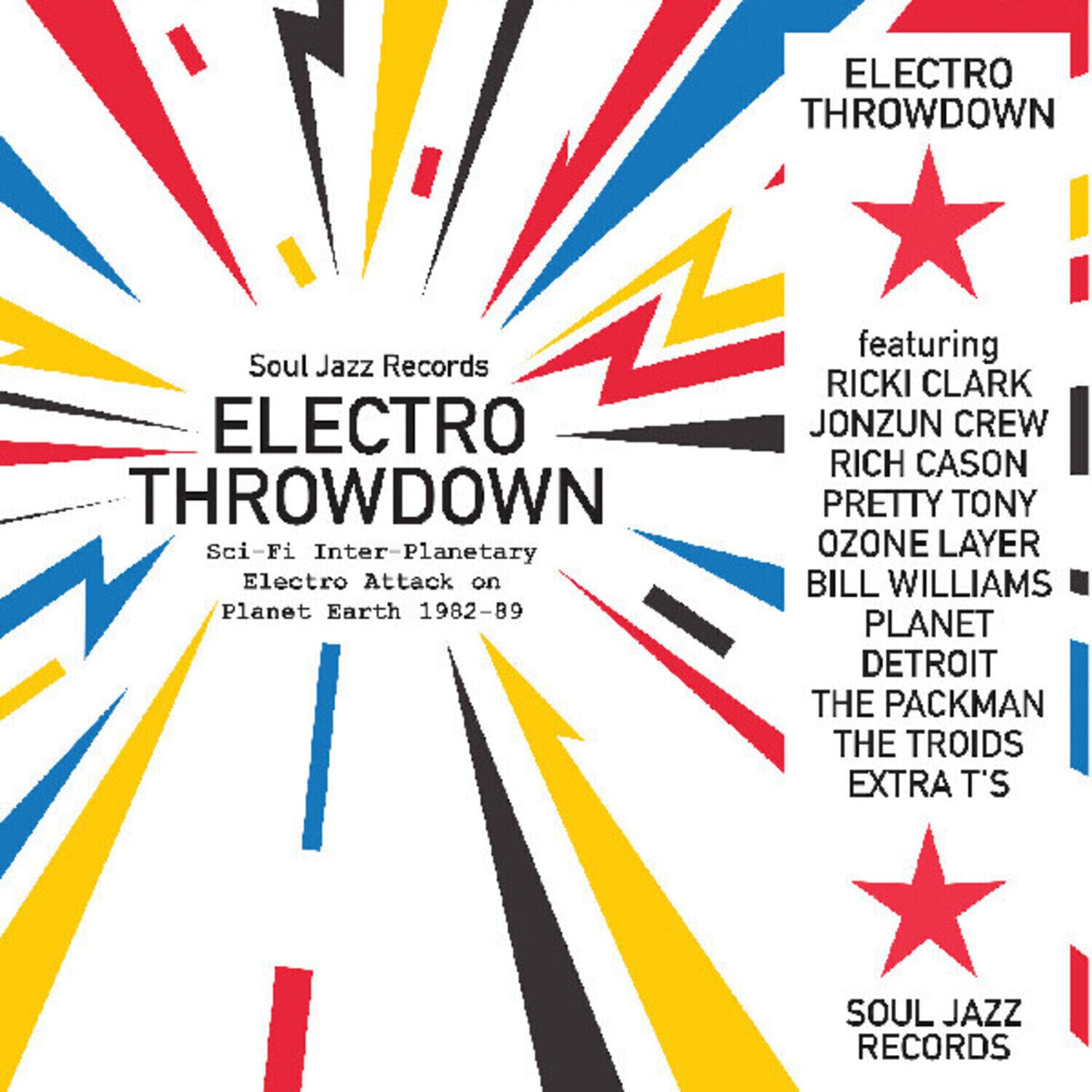 LP ploča Various Artists - Electro Throwdown (Sci-Fi Inter-Planetary Electro Attack On Planet Earth 1982-89) (2 LP)