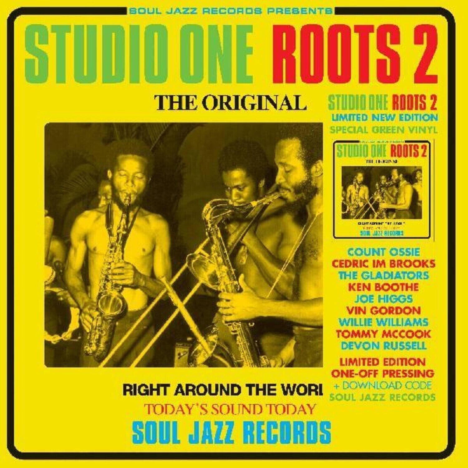 LP Various Artists - Studio One Roots 2 (Limited Edition) (Green Coloured) (2 LP)