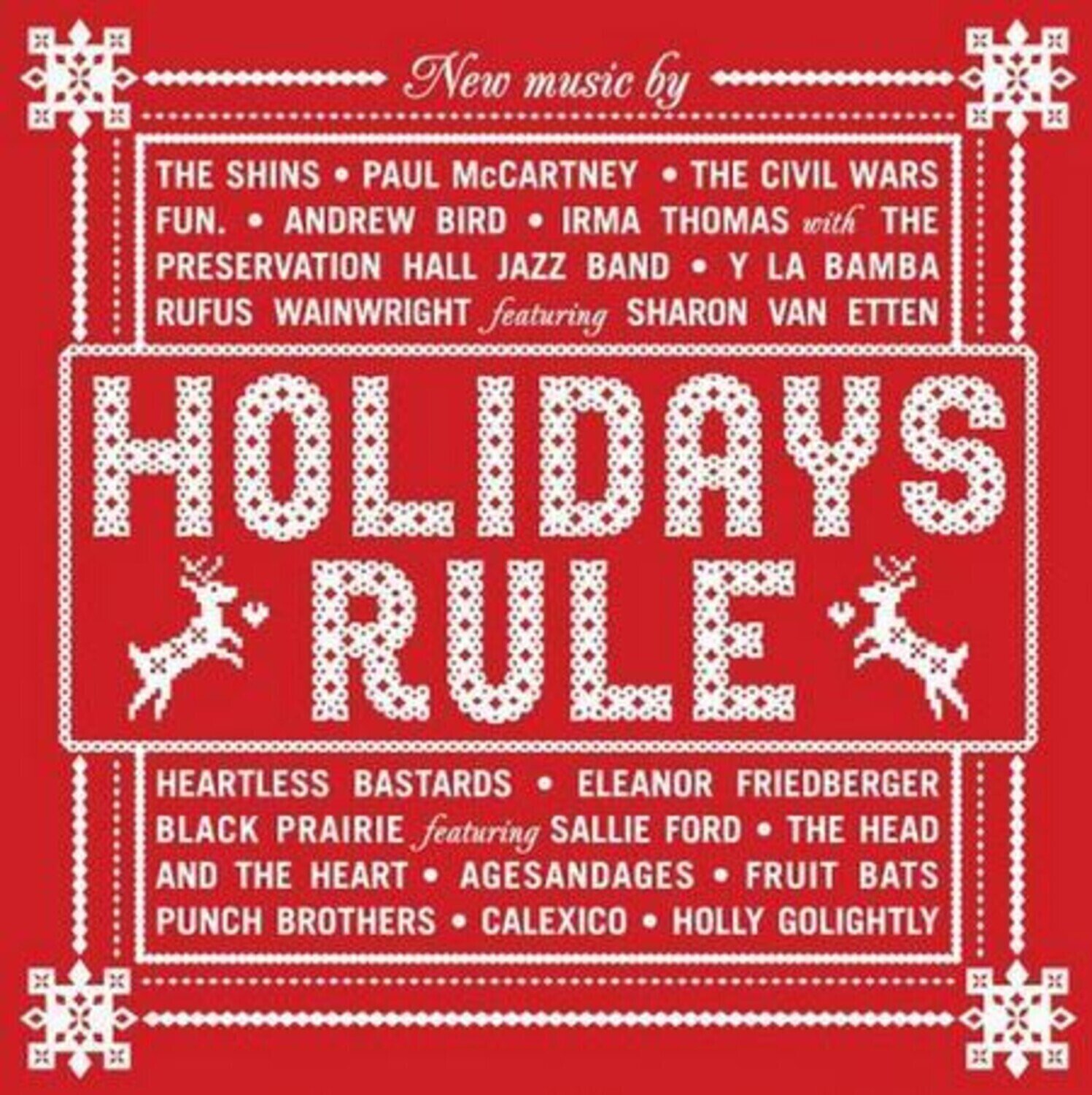 LP ploča Various Artists - Holidays Rule (Reissue) (Limited Edition) (Transparent Red Coloured) (2 LP)