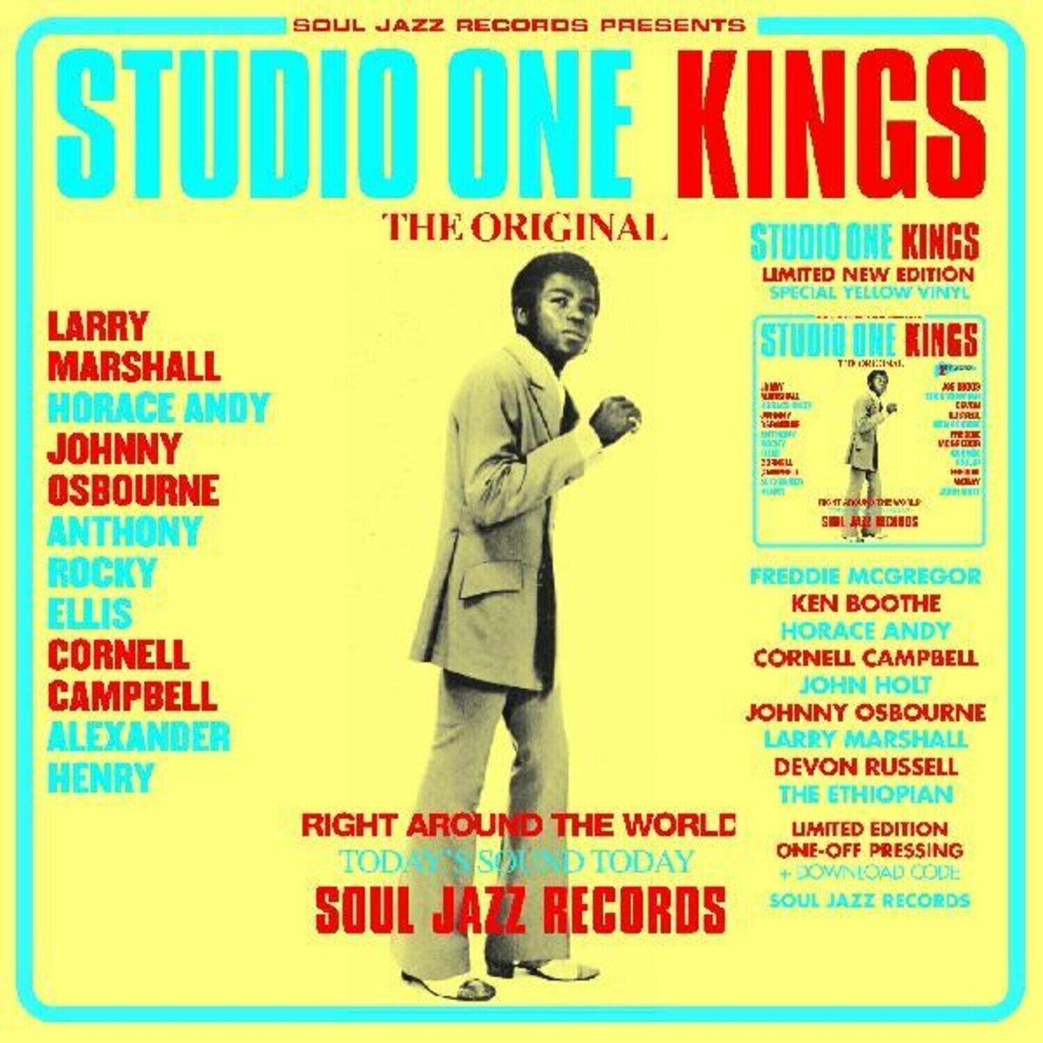 Vinyl Record Various Artists - Studio One Kings (Reissue) (Yellow Coloured) (2 LP)