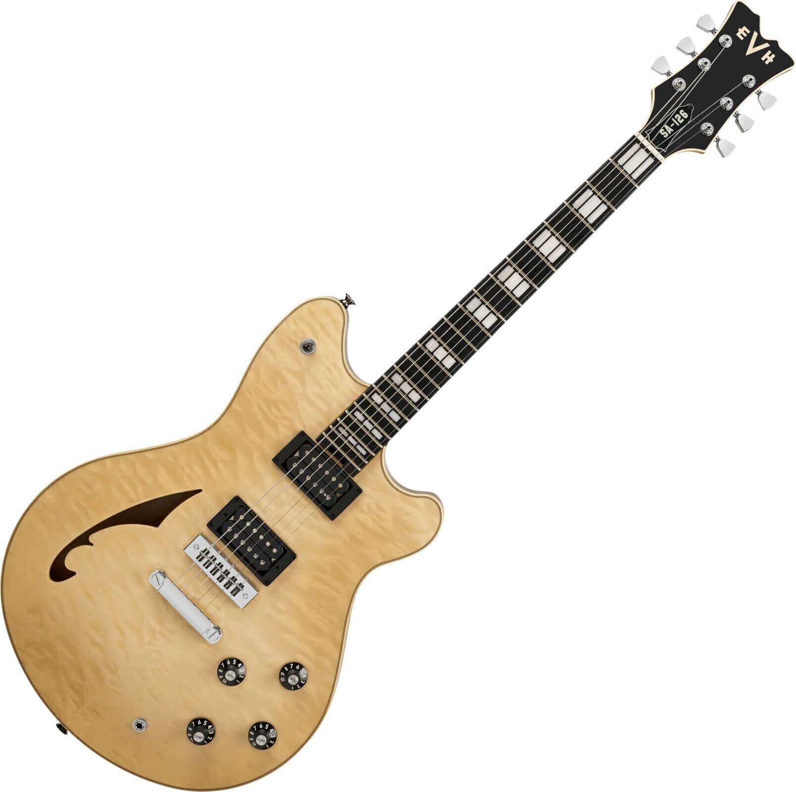 Gitara elektryczna EVH SA-126 Special EB QM Platinum Pearl Metallic Gitara elektryczna