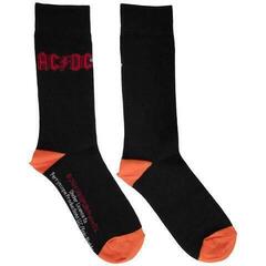 Ponožky AC/DC Red Logo Black 39-45 Ponožky