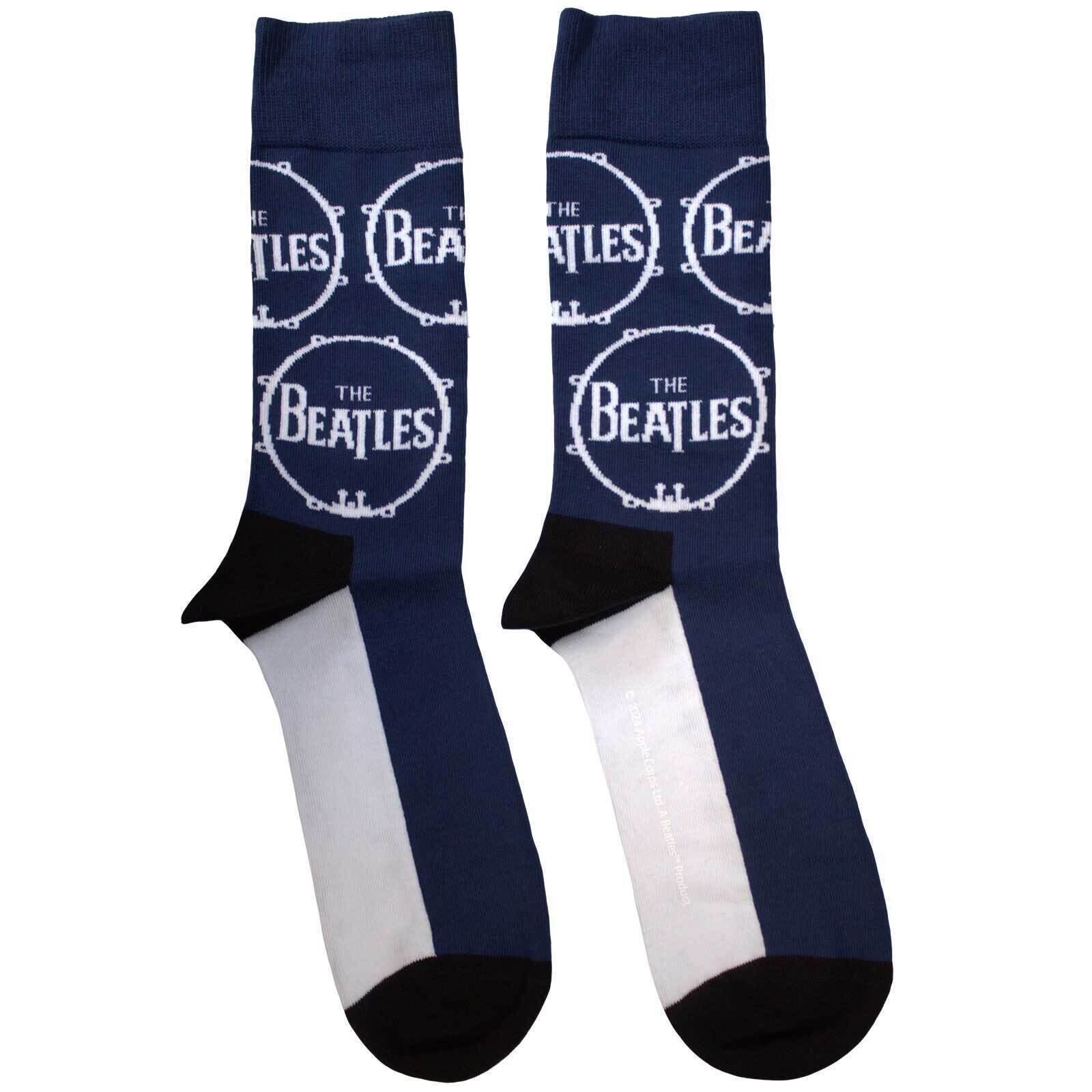 Șosete The Beatles Drum Logo Repeat Navy Blue 40-45 Șosete