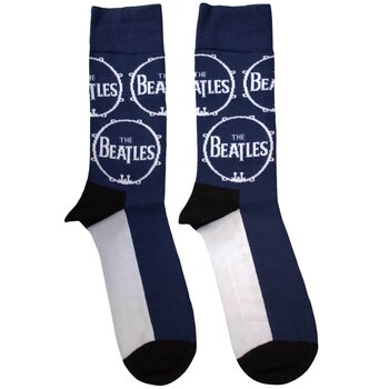 Șosete The Beatles Drum Logo Repeat Navy Blue 40-45 Șosete - 1