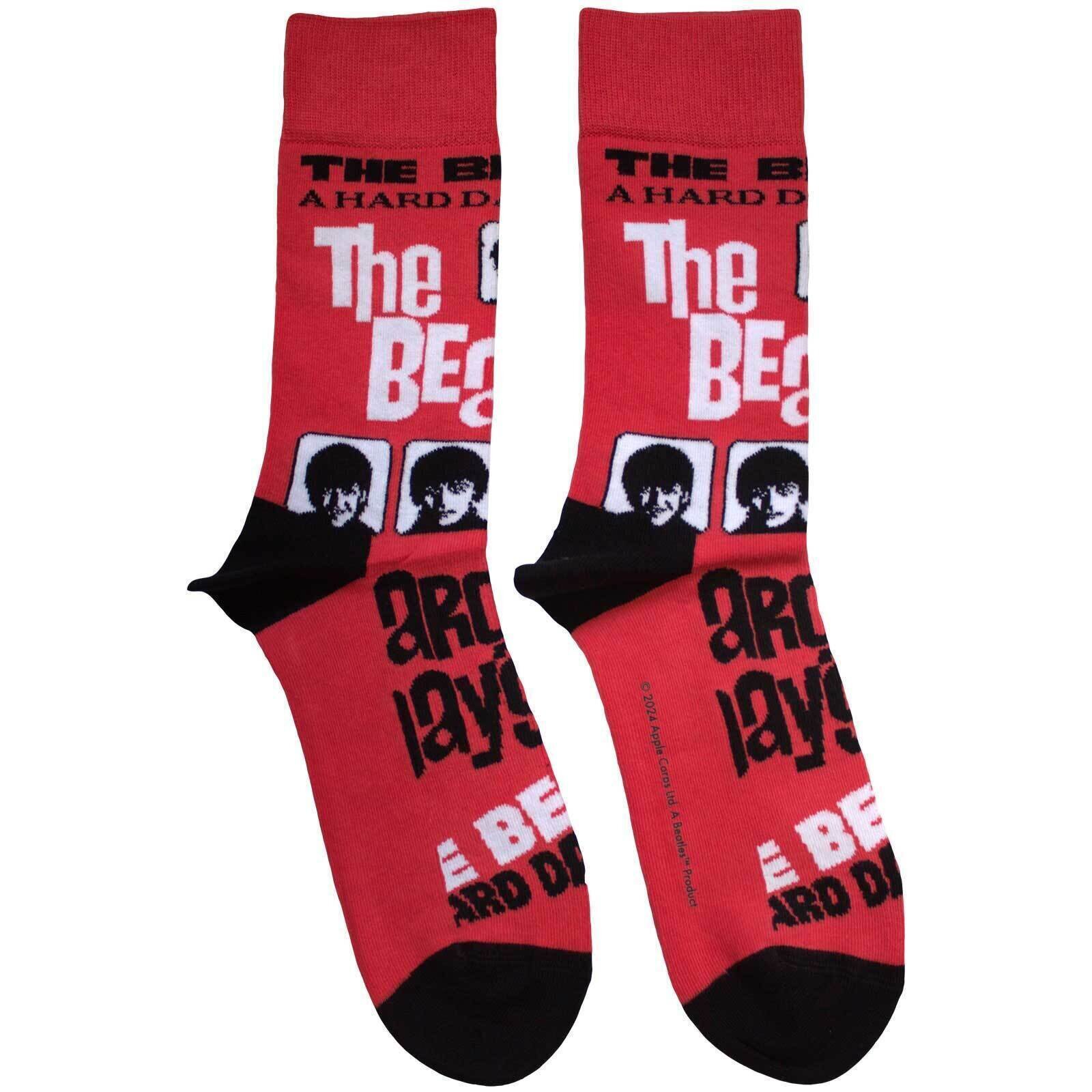Chaussettes The Beatles A Hard Day's Night Red 40-45 Chaussettes
