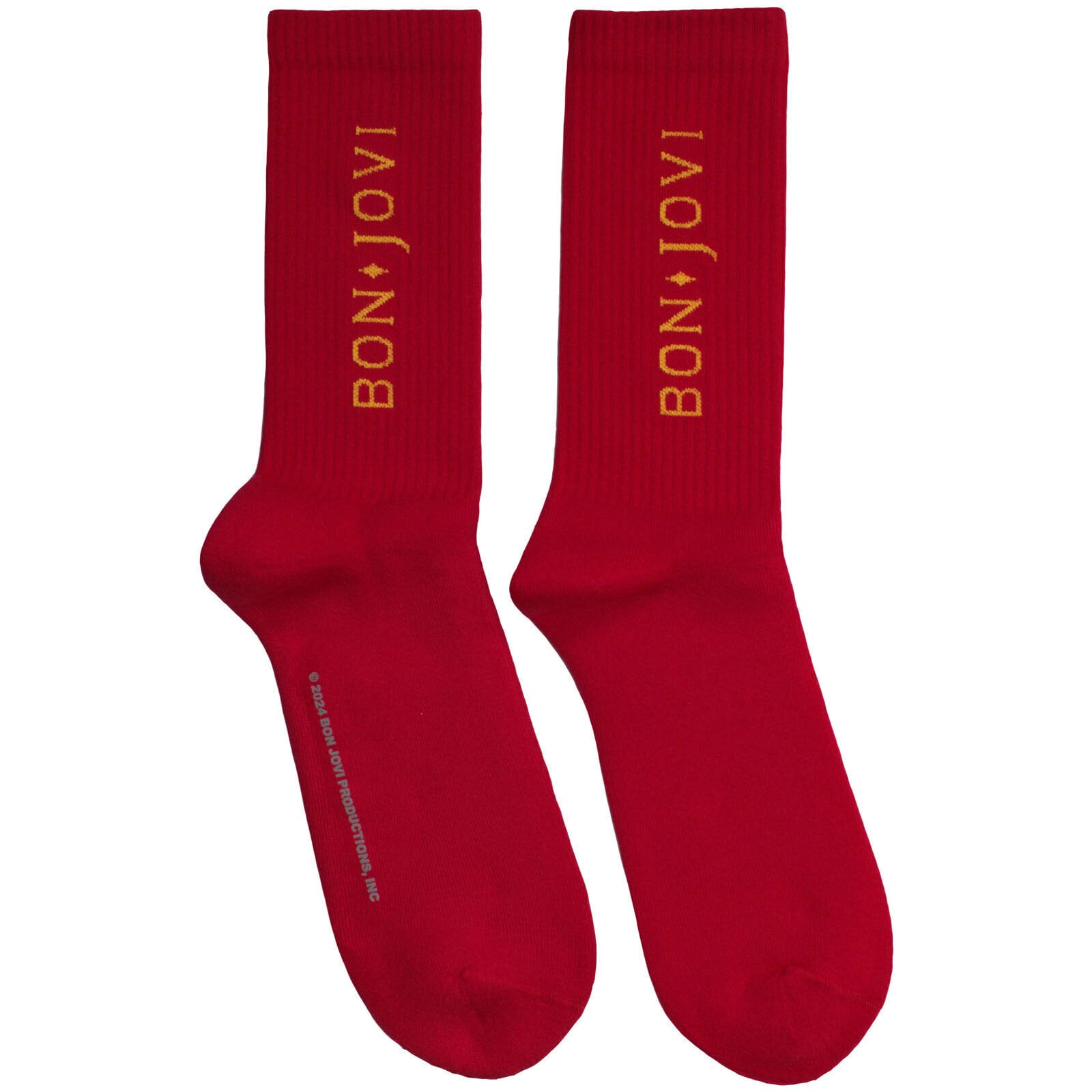 Čarape Bon Jovi Original Logo Red 40-45 Čarape