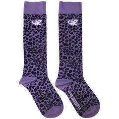 Meias Olivia Rodrigo Leopard Print Purple 36-40 Meias