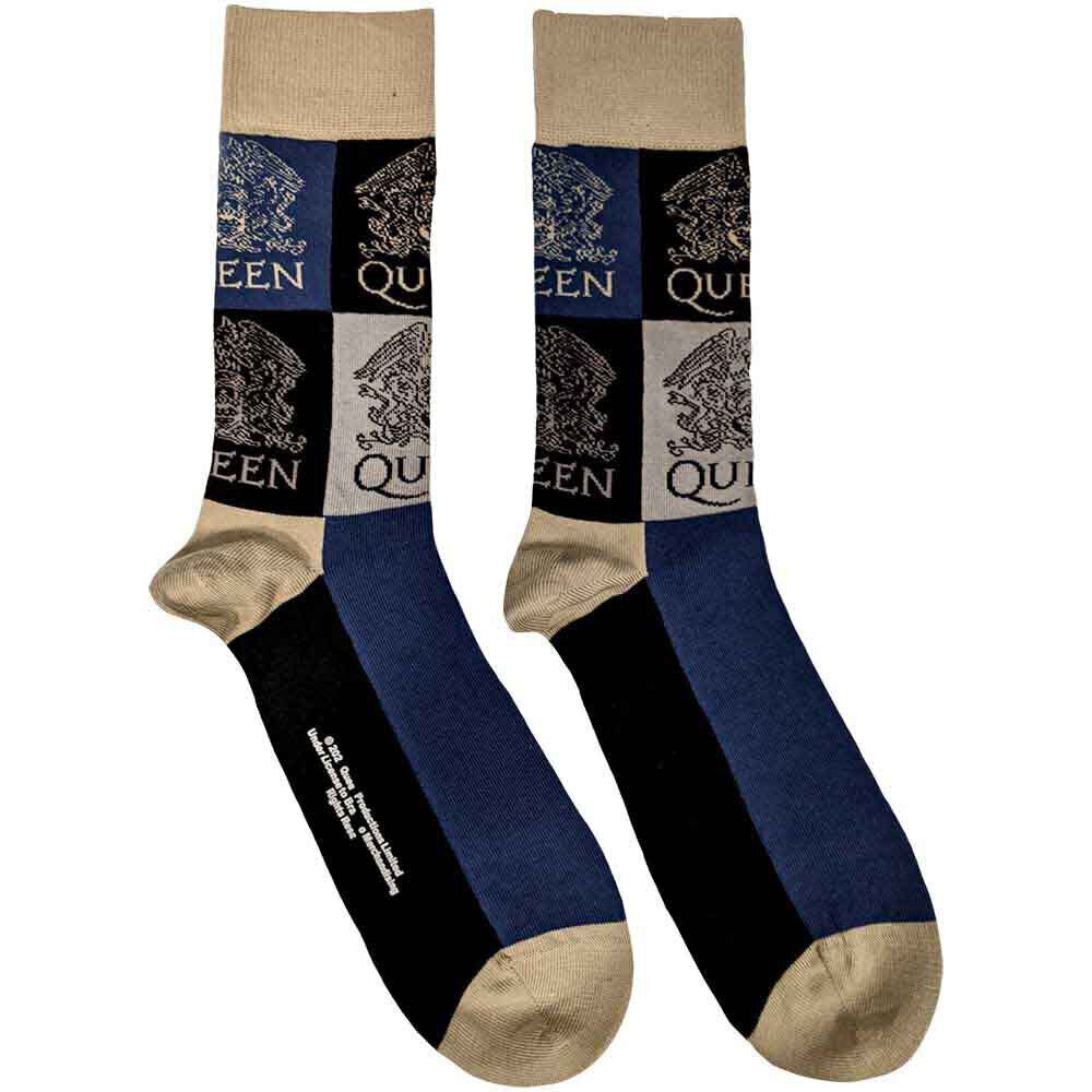 Čarape Queen Crest Blocks Navy Blue 36-40 Čarape
