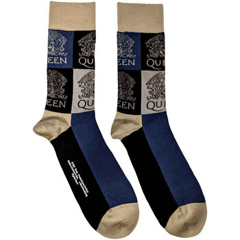Čarape Queen Crest Blocks Navy Blue 36-40 Čarape - 1