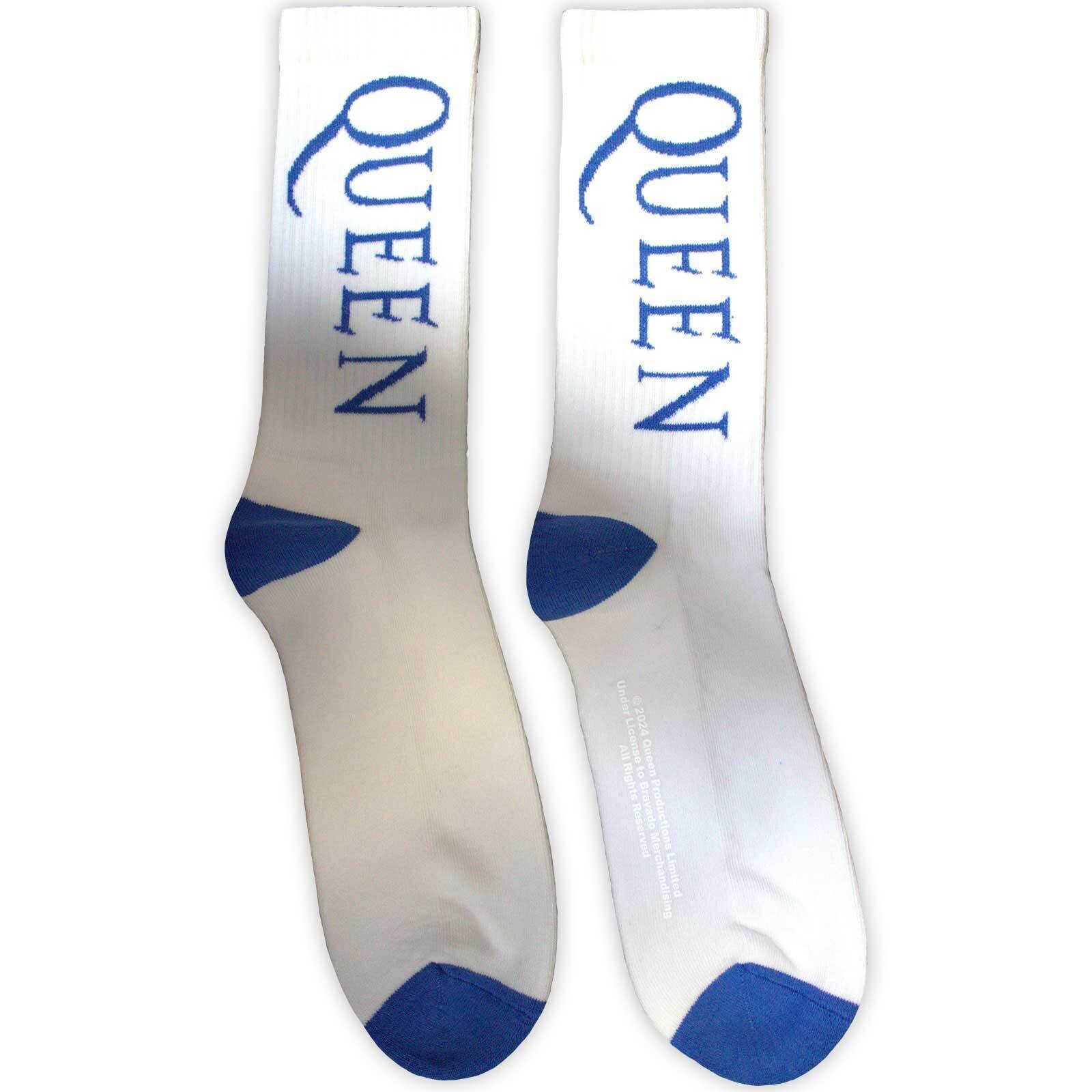 Čarape Queen Blue Logo White 40-45 Čarape