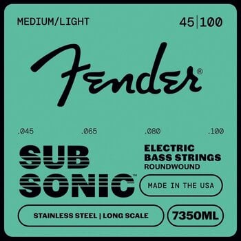 Snaren voor basgitaar Fender SubSonic 7350ML 45-100 Snaren voor basgitaar - 1