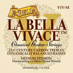 Nylonstrenger La Bella VIV-M Vivace Medium Nylonstrenger