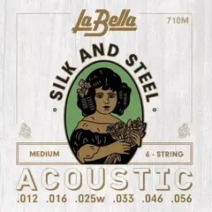 Guitar strings La Bella 710L Silk & Steel Medium 12-56 Guitar strings