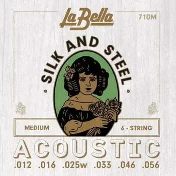 Guitar strings La Bella 710L Silk & Steel Medium 12-56 Guitar strings - 1