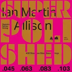 Snaren voor basgitaar La Bella ASP-45103 Ian Allison Signature Super Polished 4 Snaren voor basgitaar