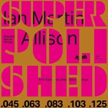 Žice za 5 žičanu bas gitaru La Bella ASP-45125 Ian Allison Signature Super Polished 5 Žice za 5 žičanu bas gitaru - 1