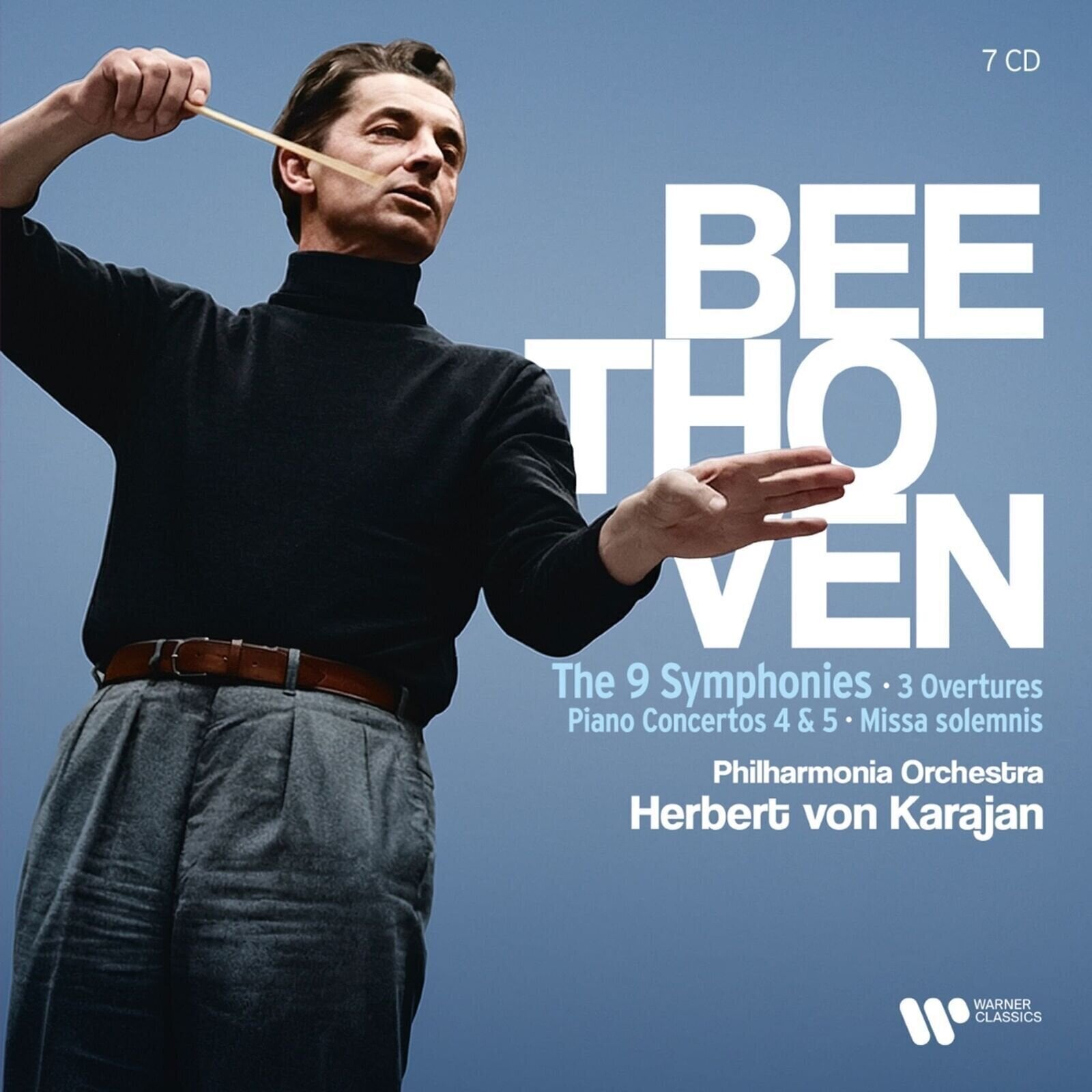 CD muzica Herbert von Karajan - Beethoven: The 9 Symphonies, 3 Overtures, Piano Concertos Nos. 4 & 5, Missa Solemnis (7 CD)