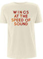 Paul McCartney Wings At The Speed Of Sound (Back Print) Sand XL T-Shirt