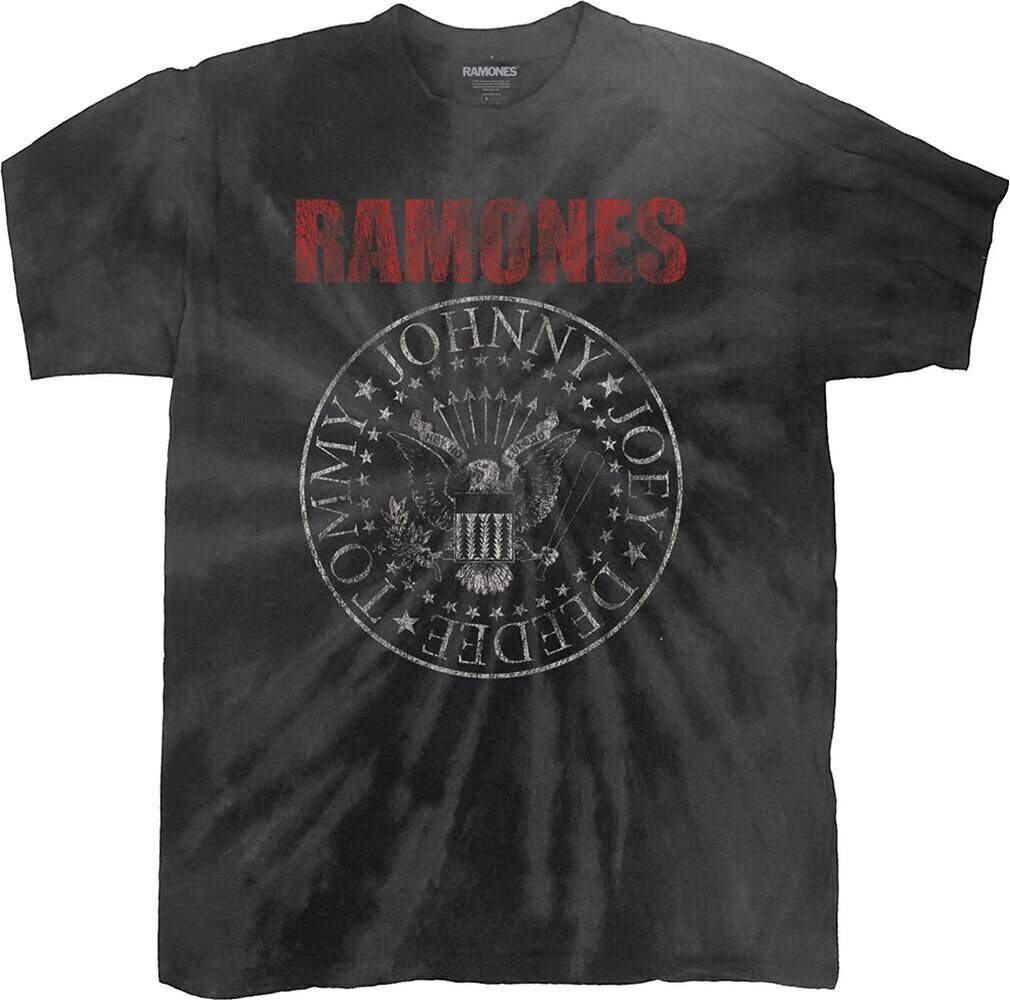 Koszulka Ramones Presidential Seal 2 (Wash Collection) Black 2XL Koszulka