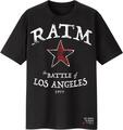 Rage Against The Machine Battle Star (Back Print) Black M Majica