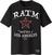T-shirt Rage Against The Machine Battle Star (Back Print) Black XL T-shirt