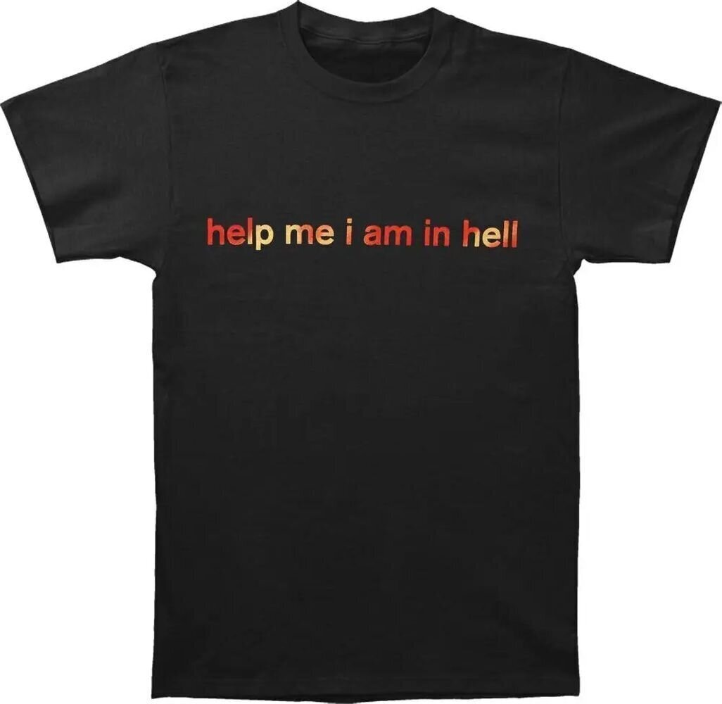Skjorte Nine Inch Nails Help Me (Back Print) Black XL Skjorte