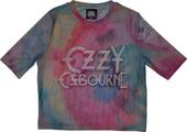Ozzy Osbourne Logo (Mesh) Crop Top Light Blue S Femme