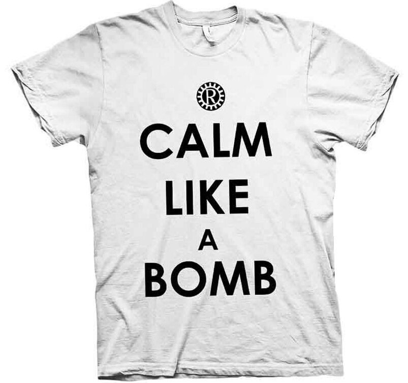 T-shirt Rage Against The Machine Calm Like A Bomb (Back Print) White XL T-shirt