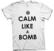 T-Shirt Rage Against The Machine Calm Like A Bomb (Back Print) White 2XL T-Shirt