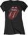 T-Shirt The Rolling Stones Classic Tongue (Embellished) Black L Damen T-Shirt