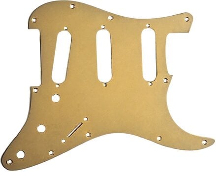 Pickguard Fender Stratocaster PKRD Gold Andonized Pickguard - 1