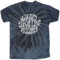 The Rolling Stones 70's Logo (Wash Collection) Dip-Dye On Black M Majica