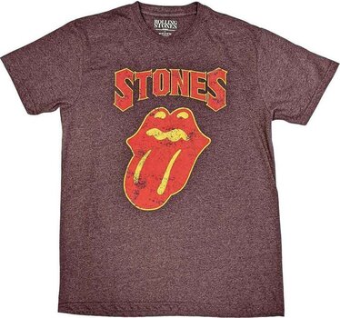T-shirt The Rolling Stones Gothic Text Brown 2XL T-shirt - 1