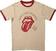 T-shirt The Rolling Stones US Tour '78 (Ringer) Natural & Orange L T-shirt
