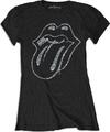 The Rolling Stones Tongue (Embellished) Black S Dámské Tričko